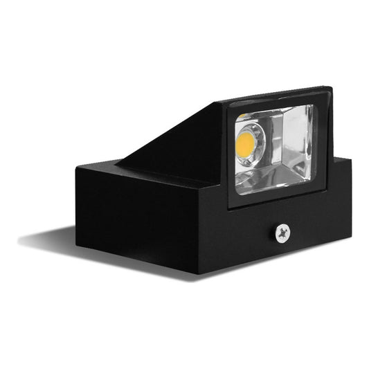 Set X3 Foco Pared Aplique Exterior Lampara Jardin Luminaria