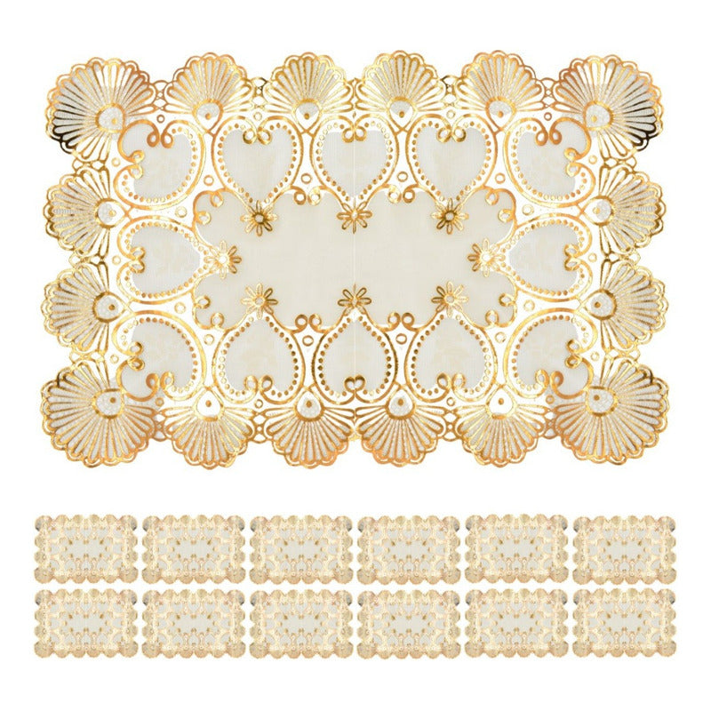 Set De 12 Manteles Individuales Para Mesa 45x30cm