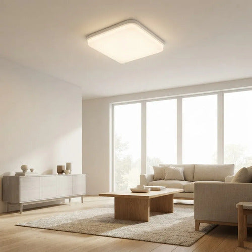 Panel Led Cuadrado 30w Luz Fría 7000k 30x30cm Plafón Blanco
