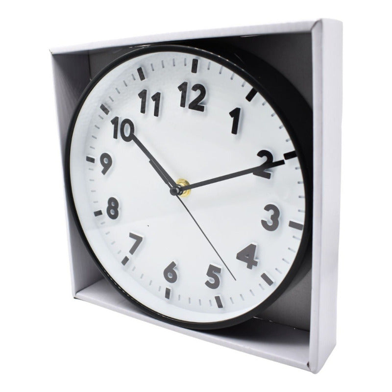 Reloj Para Pared De Plastico Redondo 19cm