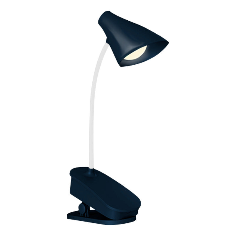 Mini Lampara Led Con Pinza Para Lectura Libros 1w 8 Colores