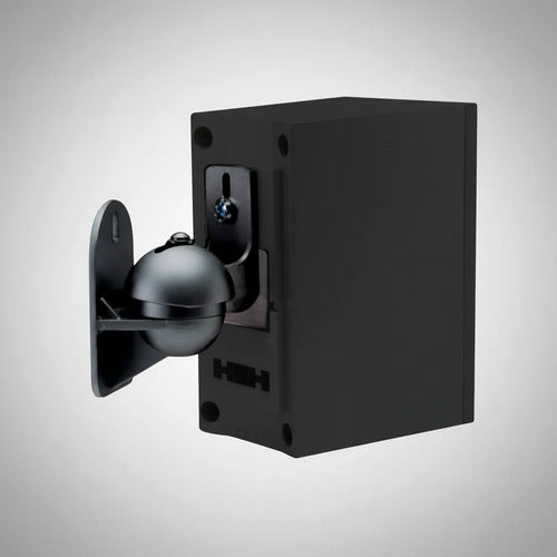 Soporte Pared Parlantes Giratorio Regulable Ajustable 180° Negro