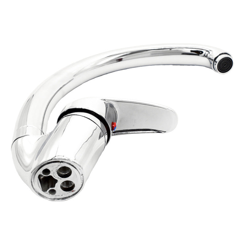 Monocomando Mesada Canilla Grifo Cocina Metal + Colillas