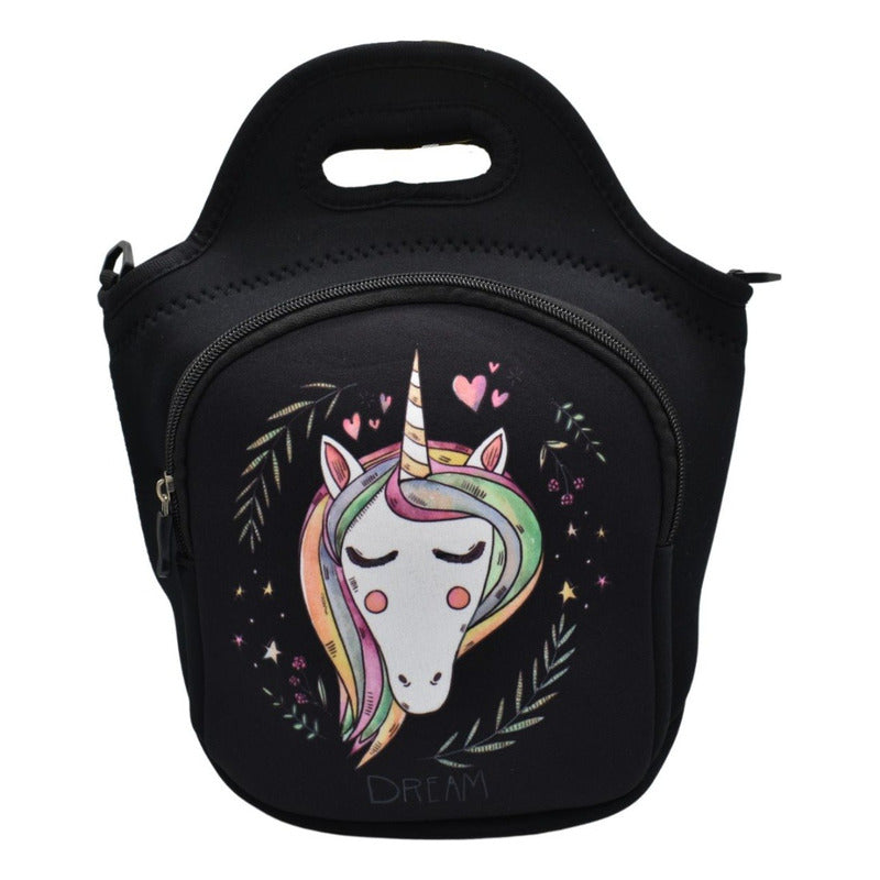 Bolso Lonchera Infantil Para Niños De Neopreno 30x27cm.