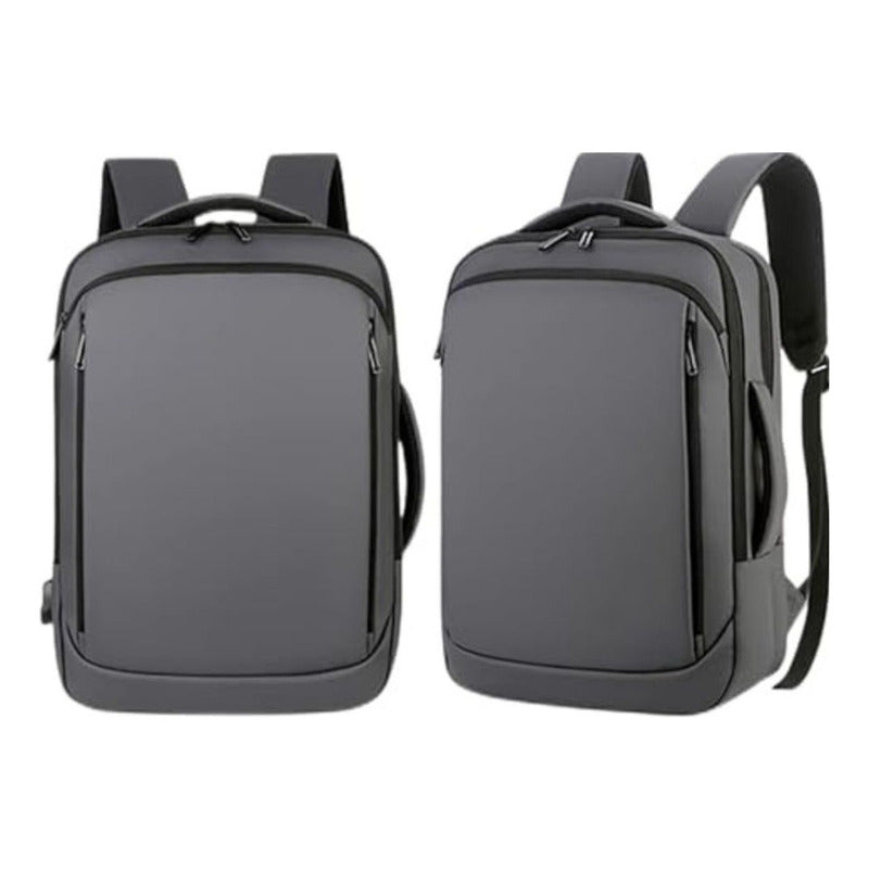 Mochila De Viaje Imperpeable Con Puerto Usb 42x30x14cm