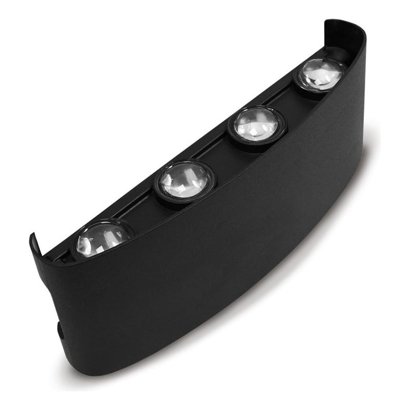 Set X4 Aplique Pared Exterior Luminaria Foco Bidireccional