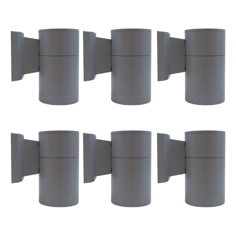 Set X6 Foco Pared Aplique Exterior Lampara Unidireccional