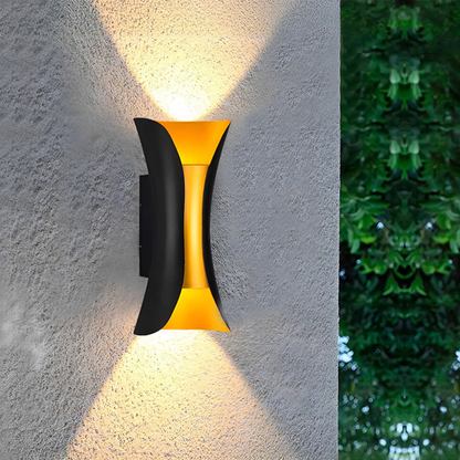 Set X2 Aplique Pared Bidireccional Luminaria Exterior Spot