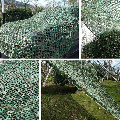 Malla Sombra Toldo Poliester Camuflado 3x3 Anticorrosion