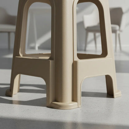Banco Taburete Plastico Reforzado 48cm 27cm Alto Auxiliar Mate