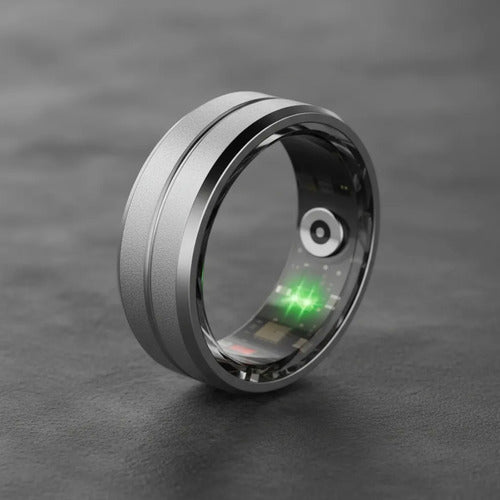Anillo Inteligente Monitoreo Sueño Talle 9 Ios Android Plateado 9