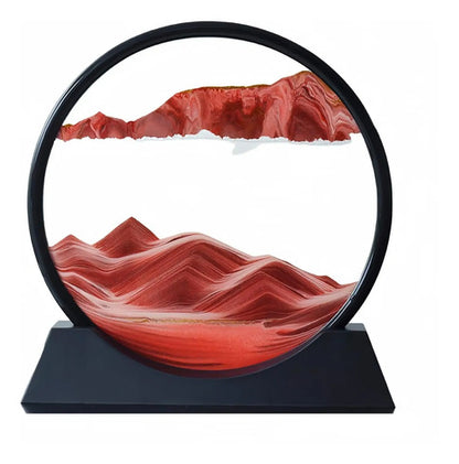 Adorno Arena Movediza Flotante Decoracion Circular 19,5x18cm Varios