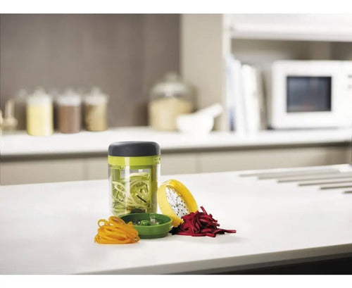Rallador Cortador Manual Espiral De Verduras Frutas Queso Varios