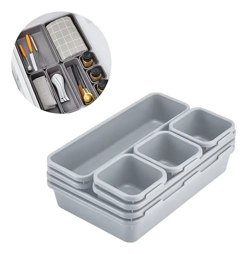 Organizador Para Cajon Separadores 8 Piezas De Plastico