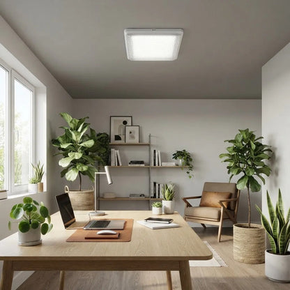 Panel Led Cuadrado 18w Luz Fría 7000k 24x24cm Plafón Blanco