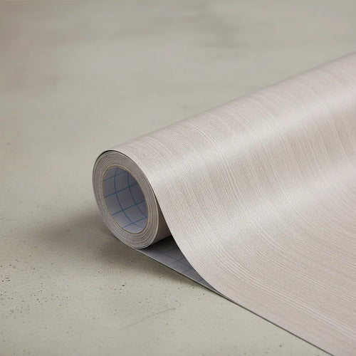 Rollo De Lámina Vinilo Autoadhesiva Pared Muebles 10mx60cm Gris