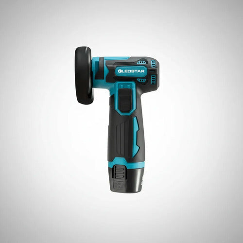 Mini Amoladora Portátil Recargable 12v 19500 Rpm 2 Discos Celeste 0