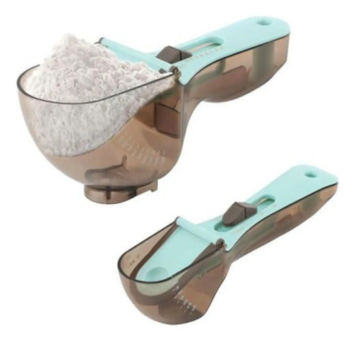 Set De 2 Cucharas Medidoras Ml De Plastico Varios