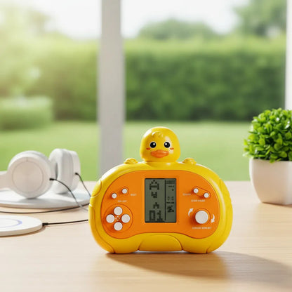 Mini Consola Portátil Infantil Retro Juegos Clásicos Lcd Amarillo