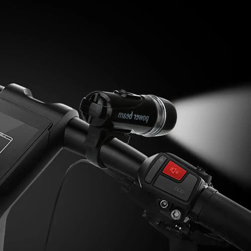 Luz Para Bicicleta Delantera Con 5 Led Bici Impermeable Negro