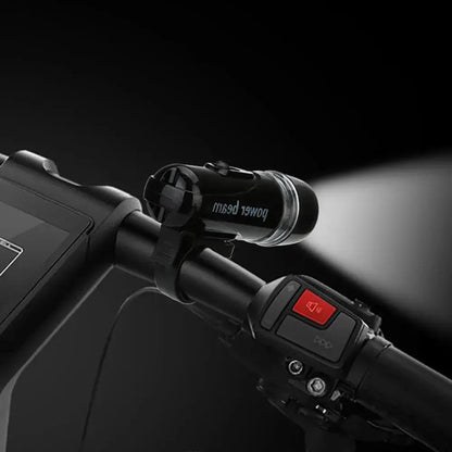 Luz Para Bicicleta Delantera Con 5 Led Bici Impermeable Negro