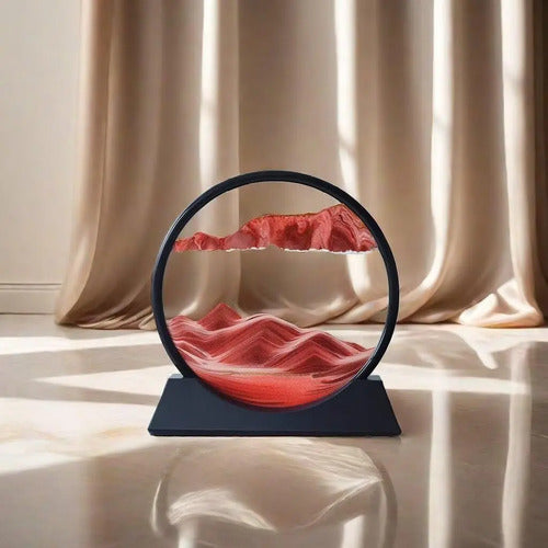 Adorno Arena Movediza Flotante Decoracion Circular 19,5x18cm Varios