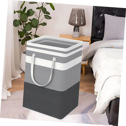 Cesto De Ropa Canasto Organizador Plegable 60x40x30 Cm Varios