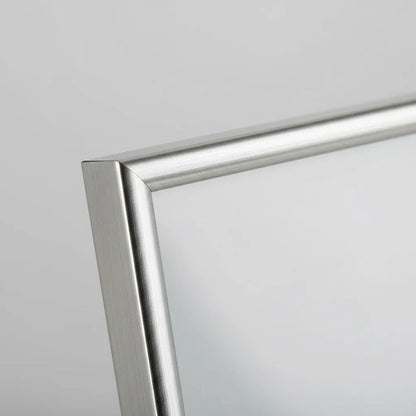 Portarretrato Marco Foto Borde 8x10 20x25cm Mesa Pared Plateado