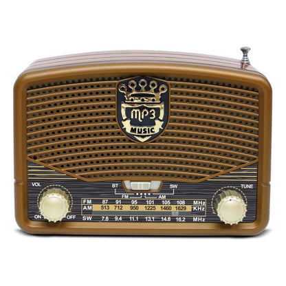 Radio Portatil Recargable Am Fm Bluetooth Usb