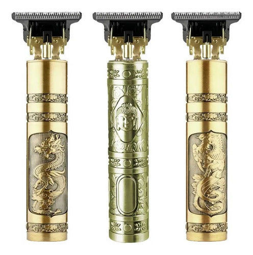 Cortapelo Inalámbrica Recargable Usb Cuchilla Ajustable Dorado