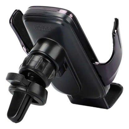 Soporte Cargador Celular Auto Inalambrico 15 W Ios Android Negro