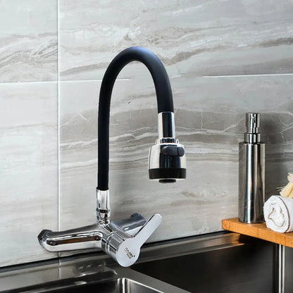 Monocomando Mesada Cocina Canilla Griferia Flexible 15cm 20cm Entre Caños