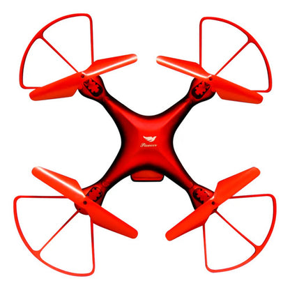Drone Recargable Luces 2.4ghz Control Remoto 30cm Giro 360 Negro