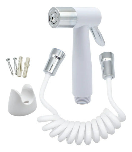 Ducha Higienica Griferia Grifo Baño Tipo Pistola Con Soporte