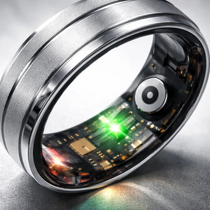 Anillo Inteligente Monitoreo Sueño Talle 12 Ios Android Plateado 12