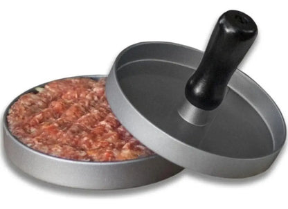 Prensa Para Hamburguesas Molde Antiadherente Asado Parrilla Aluminio