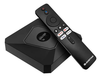 Tv Box Smart Android 14 Wifi Convertidor Inteligente 4-32 Gb Negro De Voz