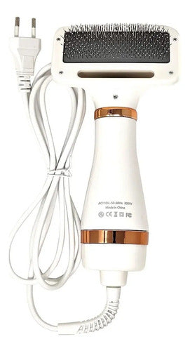 Secador De Pelo Para Mascota Cepillo Para Perros Y Gatos Blanco