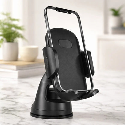 Soporte Celular Universal Gps Smartphone Ajustable Auto 360 Negro