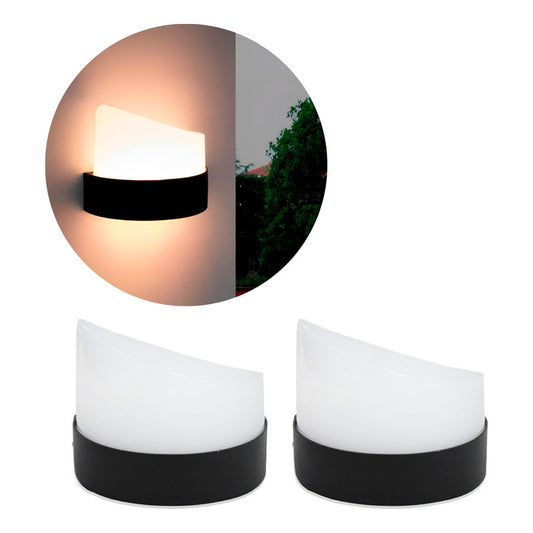 Set X2 Foco Pared Aplique Exterior Lampara Luminaria