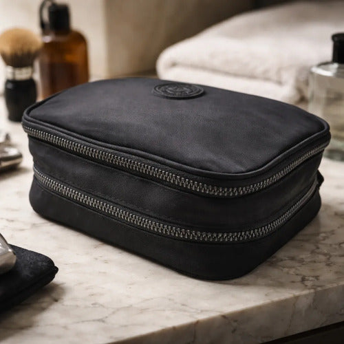 Bolso Estuche Neceser Porta Cosméticos Maquillaje 23x16cm Negro