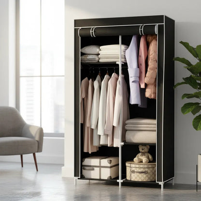 Ropero Guardarropa Tela Tnt Organizador 165x87x45cm Armado 5 Colores Según Stock