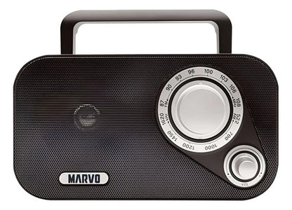 Radio Portatil Electrica Fm Am Color Negro Negro