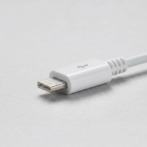 Cable De Carga Y Datos Ios Usb-a Carga Rapida 3m 2.4a 5v Blanco