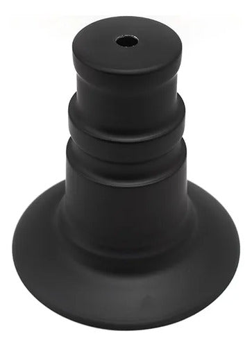Lampara De Techo Colgante Vintage Retro Campana Metal Negra Negro