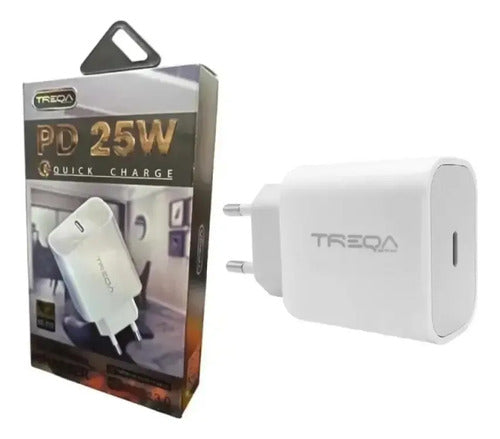Cargador Rápido Usb C Celular Tablet Carga Blanco