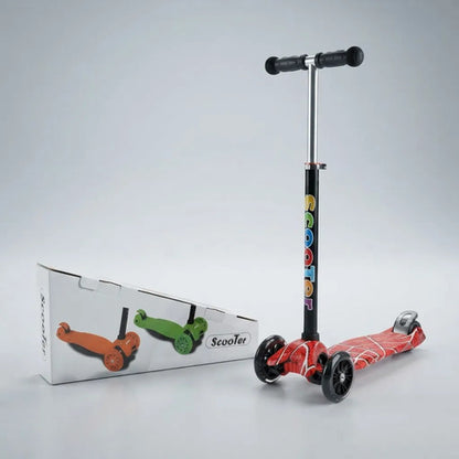 Scooter Infantil 3 Ruedas Luces Altura Regulable 50kg Aleatorio