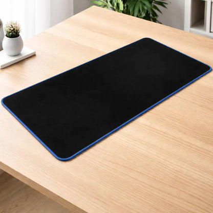 Mousepad Gamer Xl Base Goma Antideslizante Alfombrilla Tela Azul Liso