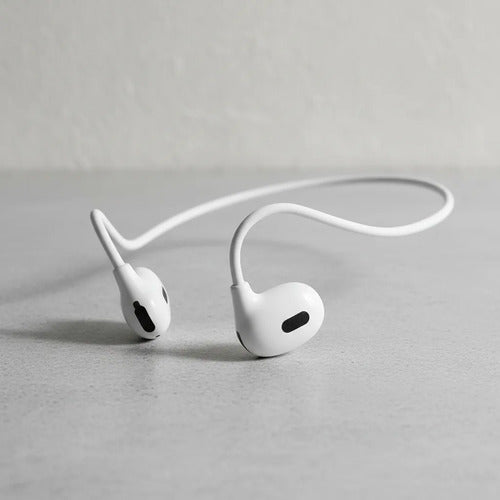 Auricular Deportivo Open Ear Táctil Inalámbrico 4 Horas Blanco