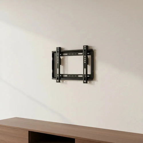 Soporte Smart Tv Led Lcd 14 22 24 28 32 40 42 Reforzado 25kg Negro